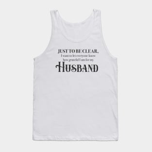 Grateful Husband Tank Top